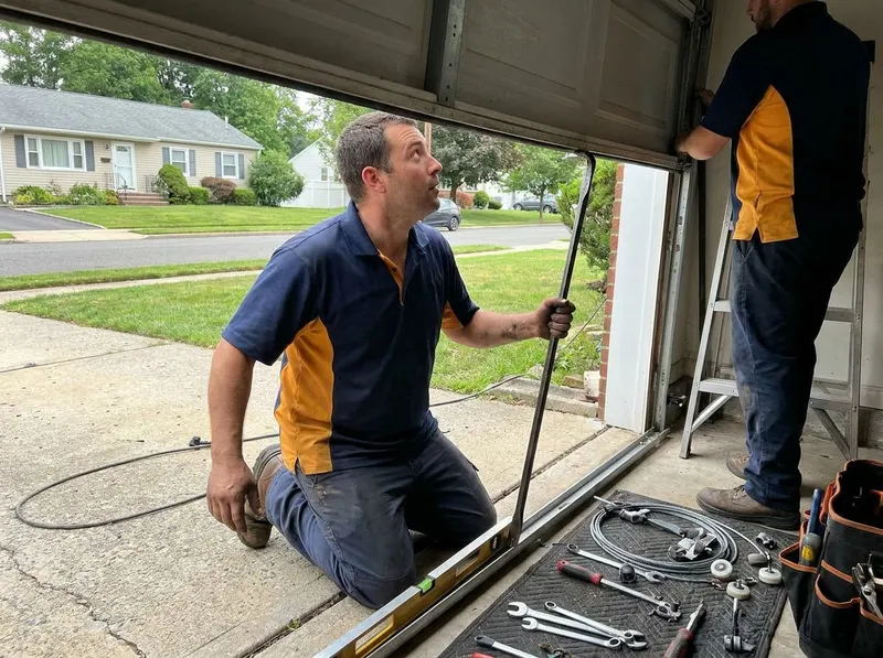 Off-Track Garage Door Realignment in Little Ferry, NJ